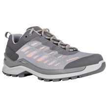 Lowa Hiking Shoes Ferrox Pro Low GTX (Multifunction, Synthetic, Waterproof) asphalt grey/apricot Women